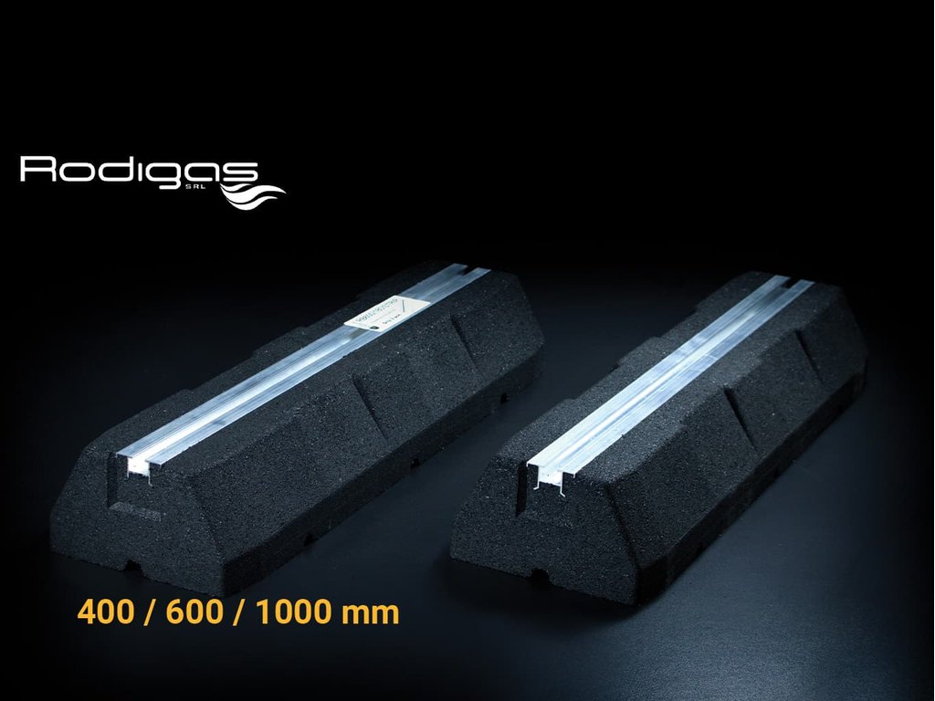 Antivibračný kaučukový/gumený podstavec Rodigas 600mm pod vonkajšiu jednotku (klimatizácie, tepelnéh