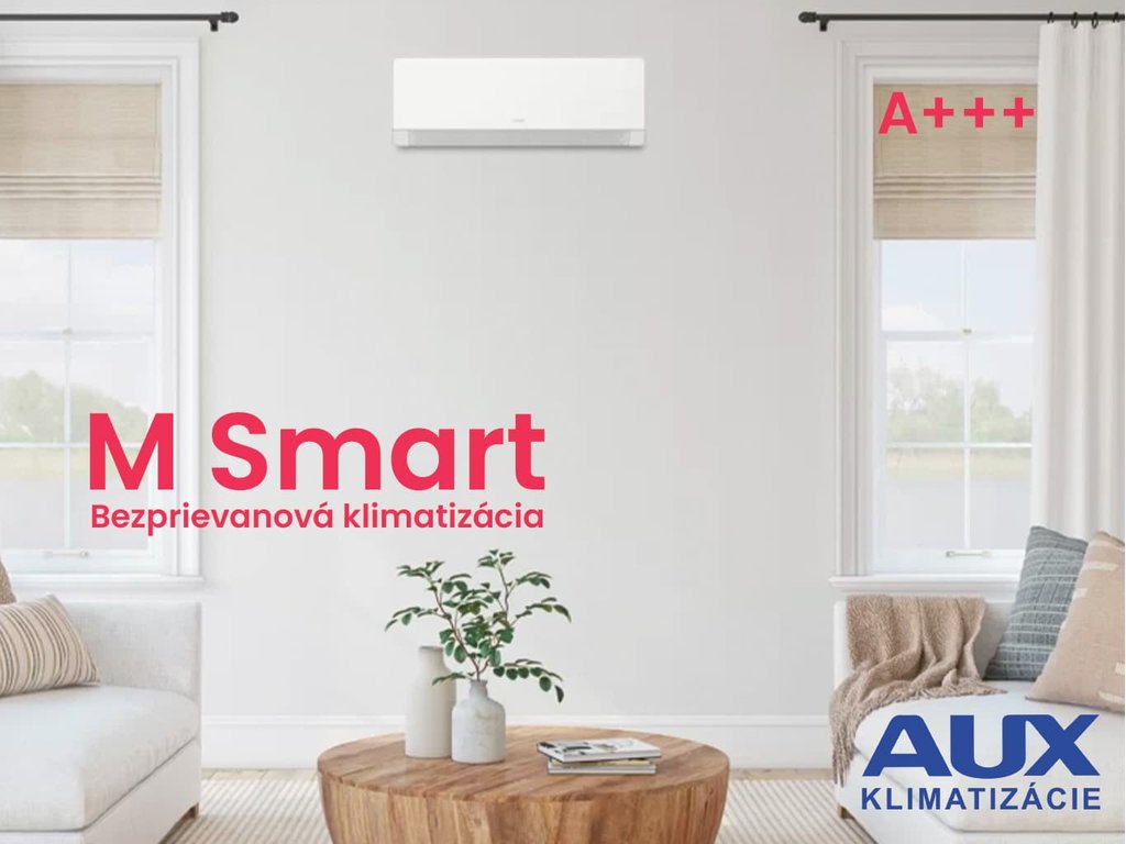 Bezprievanový SET AUX M Smart Multisplit 2,7 kW + 2,1 kW A+++