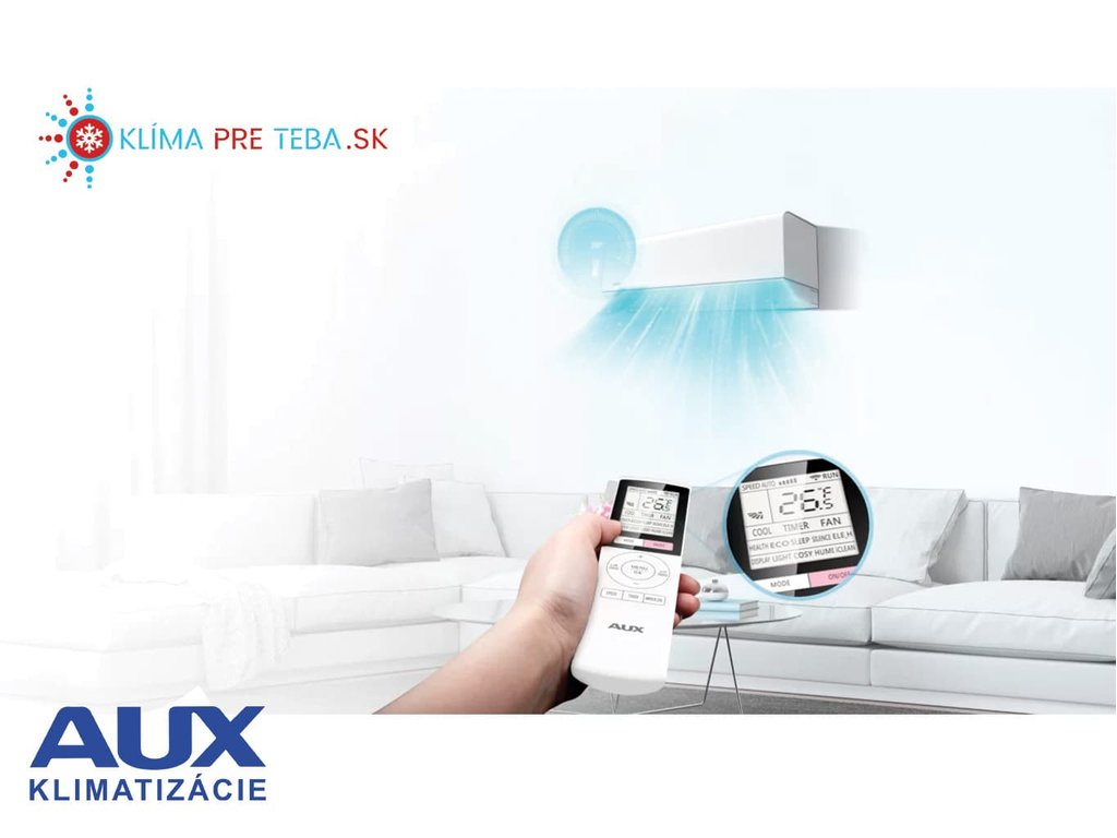 C-Smart Premium Crystal A+++ 7 kW bezprievanová split klimatizácia AUX-24CCW