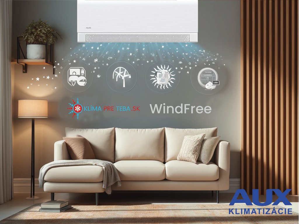 C-Smart Premium White A+++ 3,5 kW Bezprievanová split klimatizácia AUX-12CA