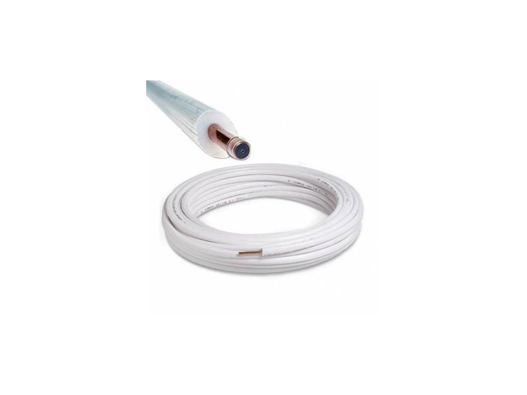 Cu potrubie izolované mäkké 1/2" x 0,8 mm EBRILLE (50m) single