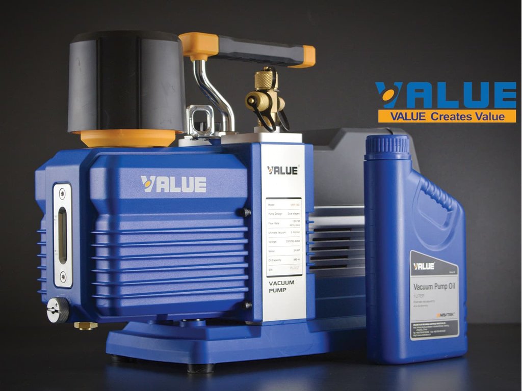 Dvojstupňová vákuová pumpa VALUE VRP-15D 425 l/min
