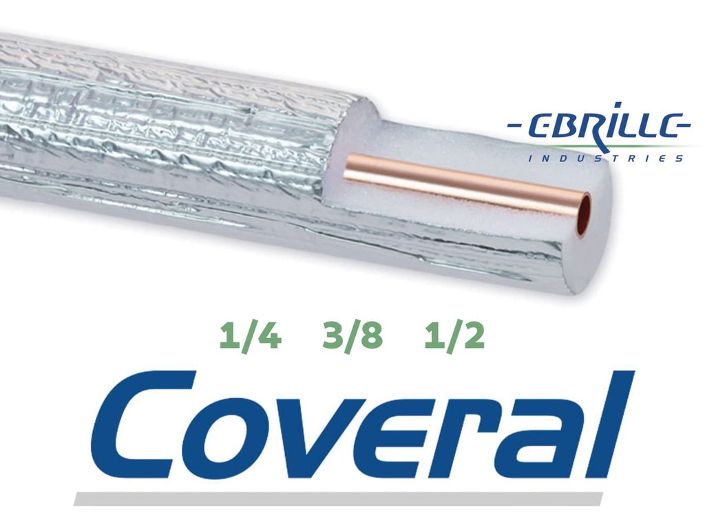 EBRILLE Coveral 3/8" 9,52 x 0,8 mm (25m) Cu potrubie izolované mäkké single - izolácia s UV ochranou