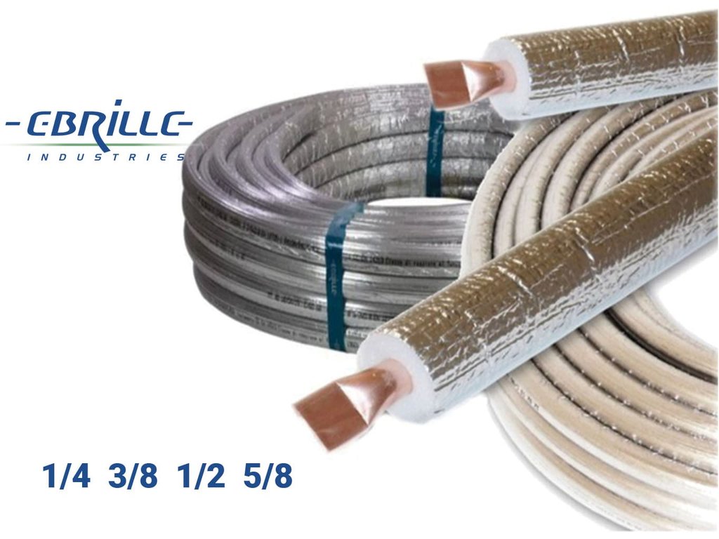 EBRILLE Coveral 5/8" 15,88 x 1,0 mm (25m) Cu potrubie izolované mäkké single- izolácia s UV ochranou