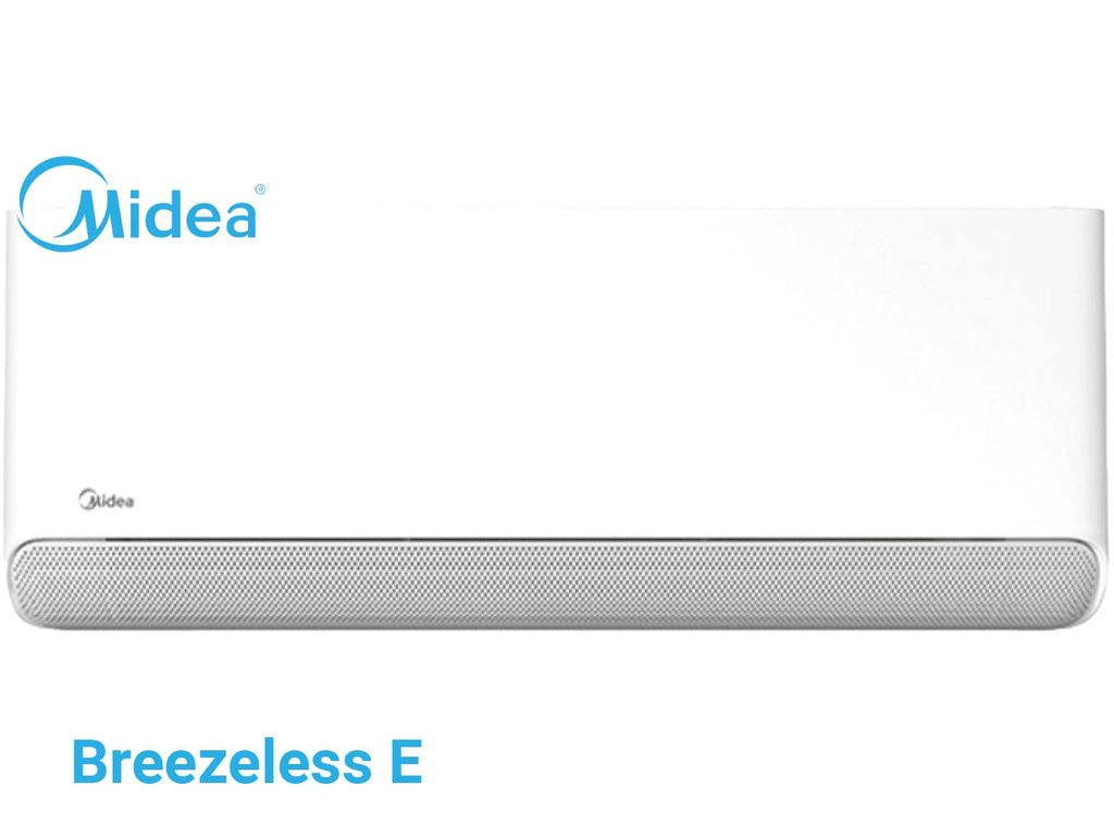 Midea Breezeless E 2,8 kW – nástenná split klimatizácia do bytu bez prievanu, Wi-Fi