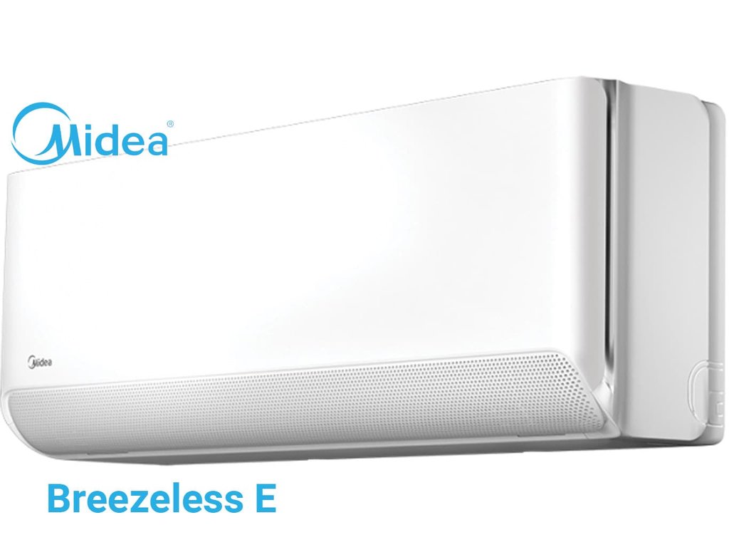 Midea Breezeless E 3,6 kW – nástenná split klimatizácia do bytu bez prievanu, Wi-Fi
