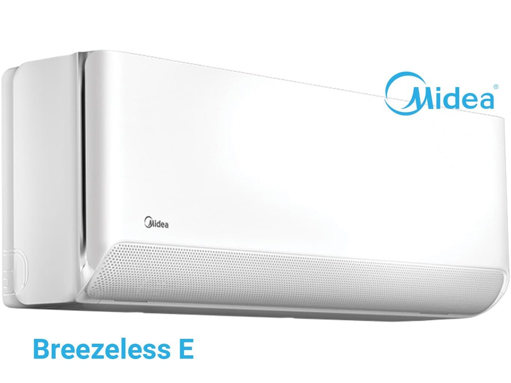 Midea Breezeless E 5,3 kW – nástenná split klimatizácia do bytu bez prievanu, Wi-Fi