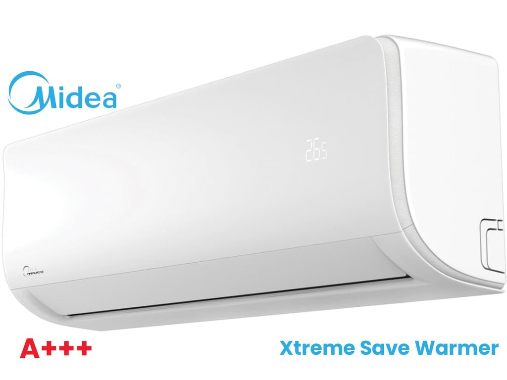 Midea Xtreme Save Warmer 2,6 kW Nástenná split klimatizácia s kúrením, A+++ WiFi