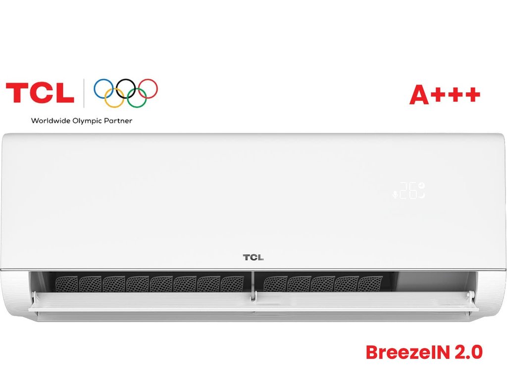 TCL BreezeIN 2.0 3,6 kW | Bezprievanová nástenná split klimatizácia A+++